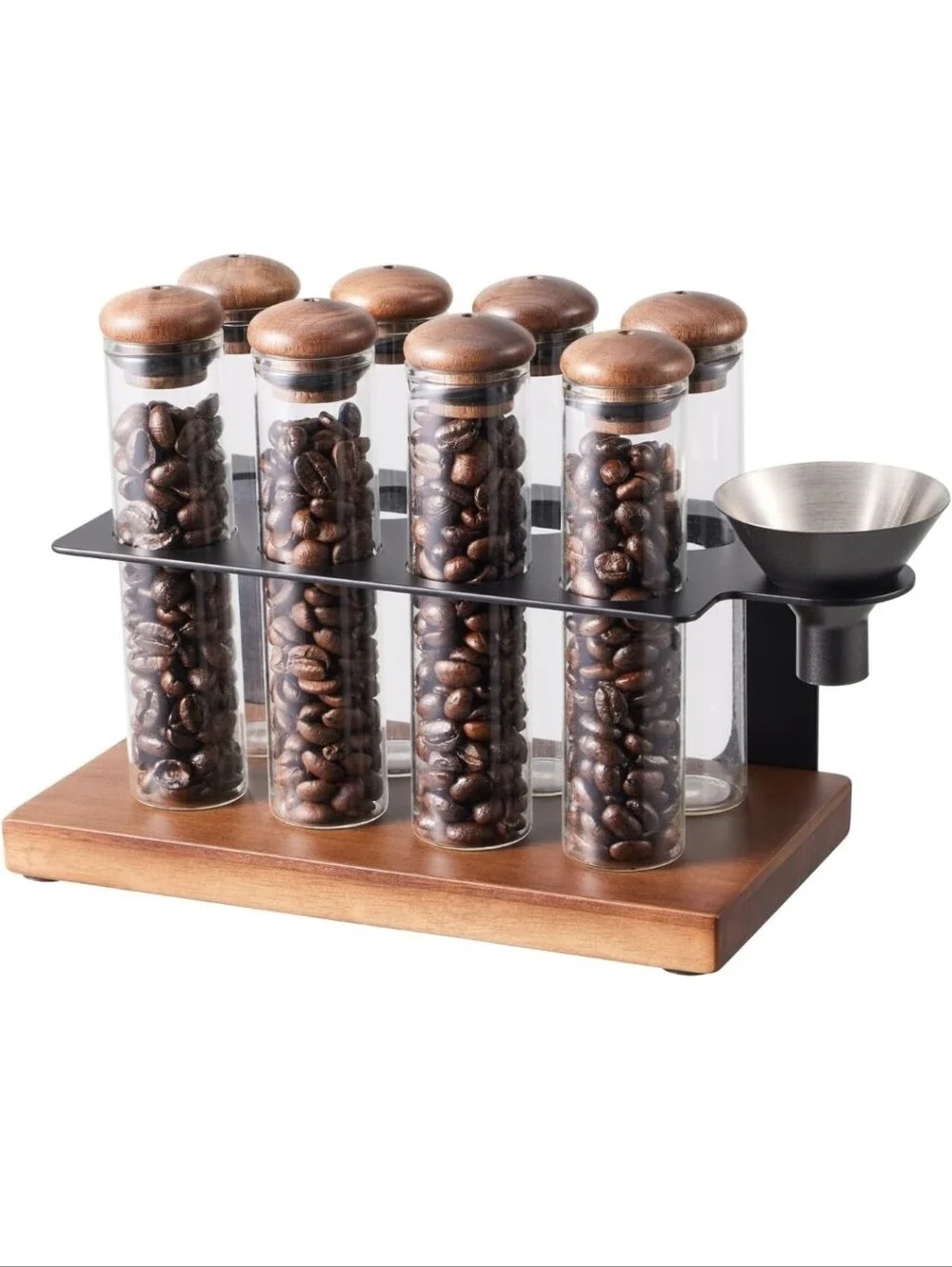 Coffee Bean Cellar Tubes Single Dose Set of 8 Borosilicate Glass Sealing Tubes